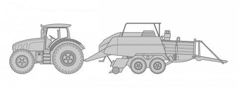 Комплект оборудования на пресс-подборщик